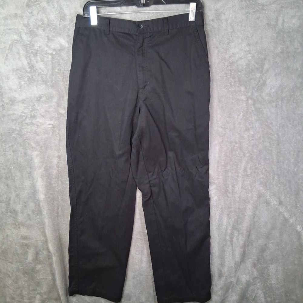 David Taylor Collection Pants Mens Size 34x30 Black Straight Leg Casual Preppy